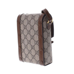 Gucci Horsebit Beige Bag Shoulder Tan Supreme GG Canvas